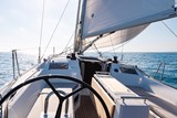 Beneteau Oceanis 34.1 - looking fwd from port helm